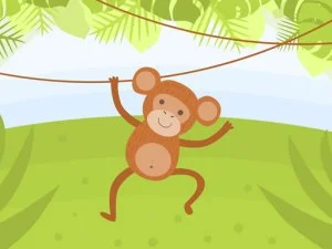 Funny Monkeys Coloring